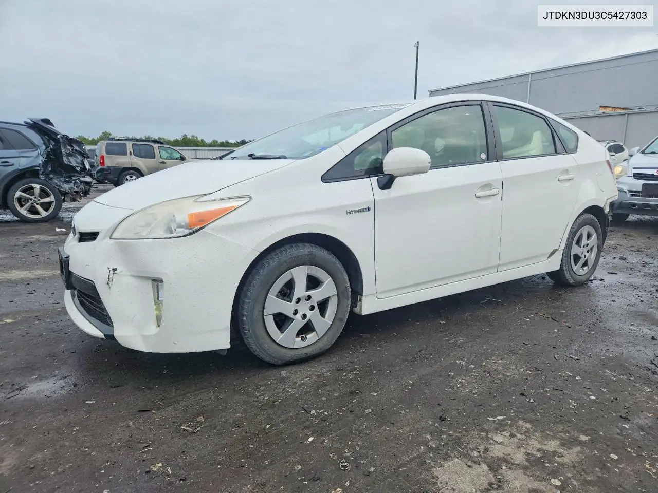 TOYOTA PRIUS 2012, VIN JTDKN3DU3C5427303