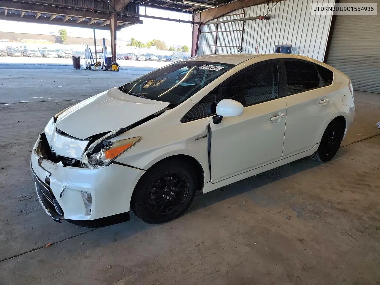 TOYOTA PRIUS 2012, VIN JTDKN3DU9C1554936