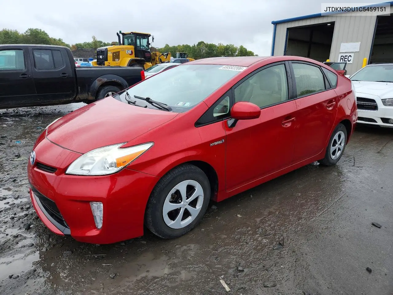 TOYOTA PRIUS 2012, VIN JTDKN3DU1C5459151