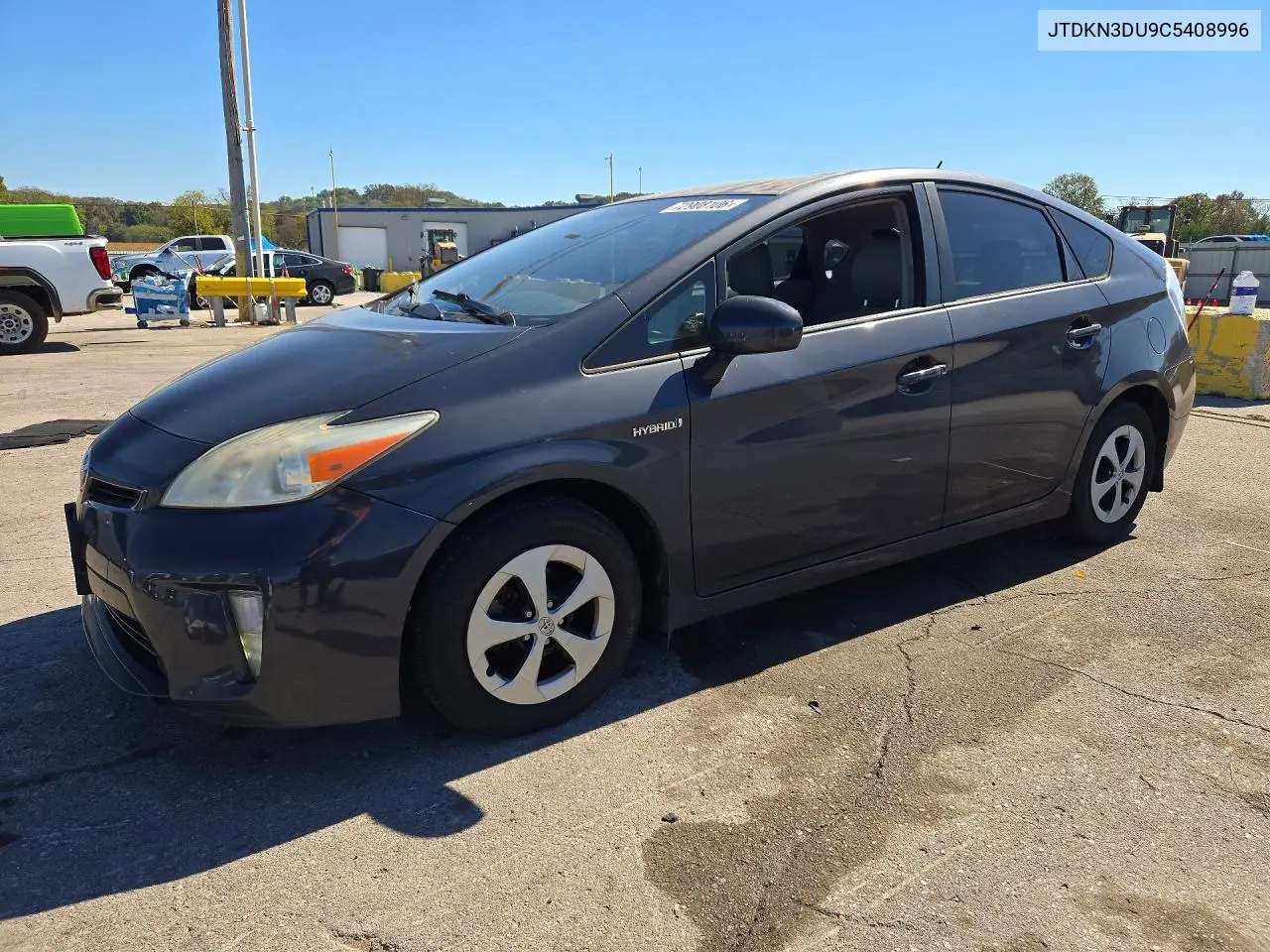 TOYOTA PRIUS 2012, VIN JTDKN3DU9C5408996