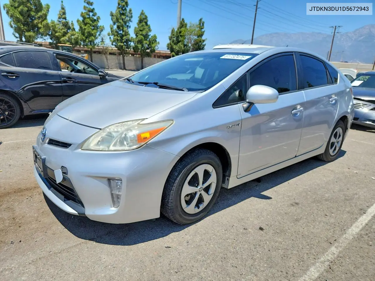 TOYOTA PRIUS 2013, VIN JTDKN3DU1D5672943
