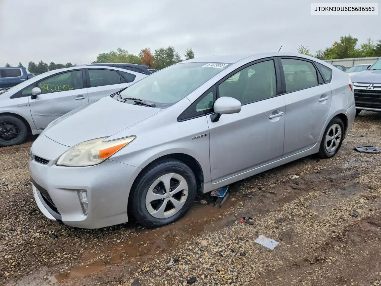 TOYOTA PRIUS 2013, VIN JTDKN3DU6D5686563