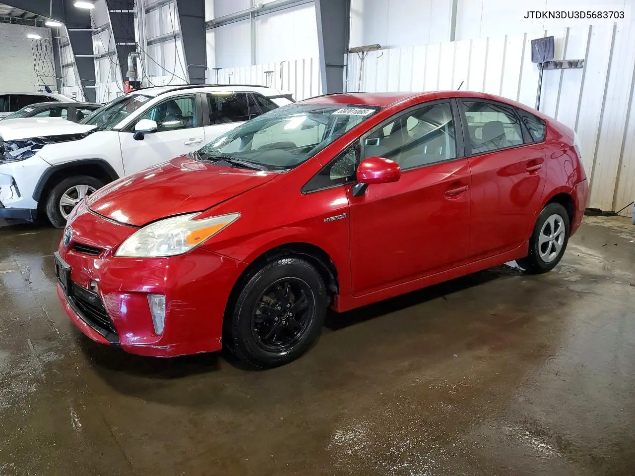 TOYOTA PRIUS 2013, VIN JTDKN3DU3D5683703