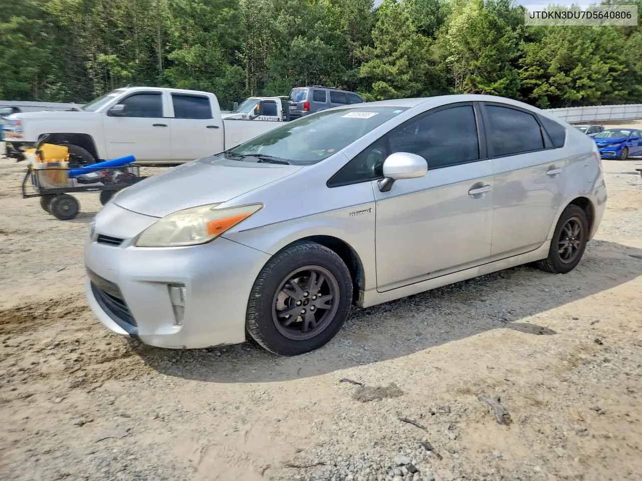 TOYOTA PRIUS 2013, VIN JTDKN3DU7D5640806