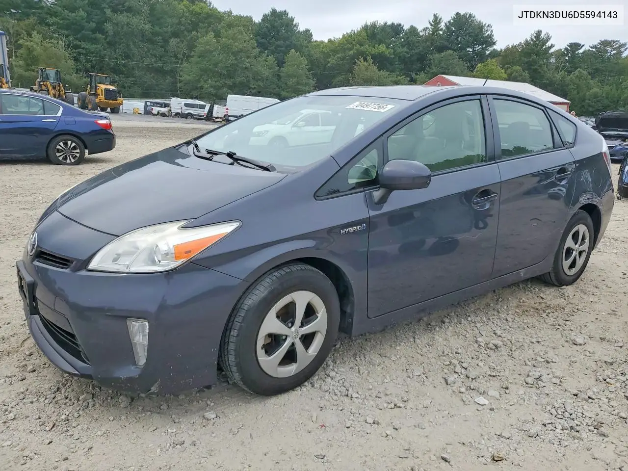 TOYOTA PRIUS 2013, VIN JTDKN3DU6D5594143