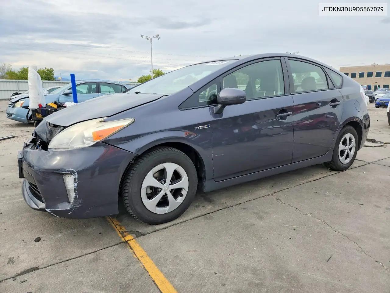 TOYOTA PRIUS 2013, VIN JTDKN3DU9D5567079