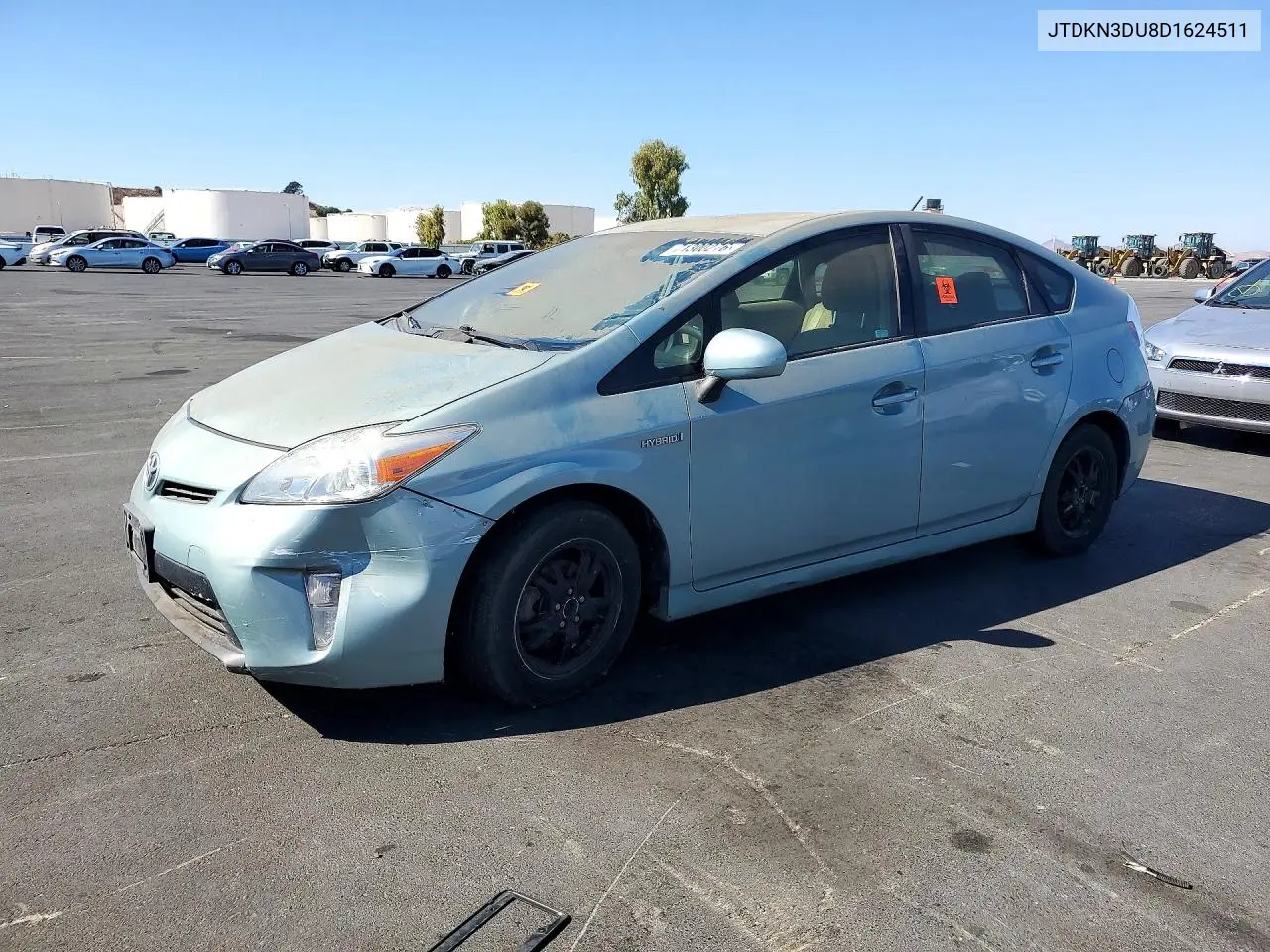 TOYOTA PRIUS 2013, VIN JTDKN3DU8D1624511