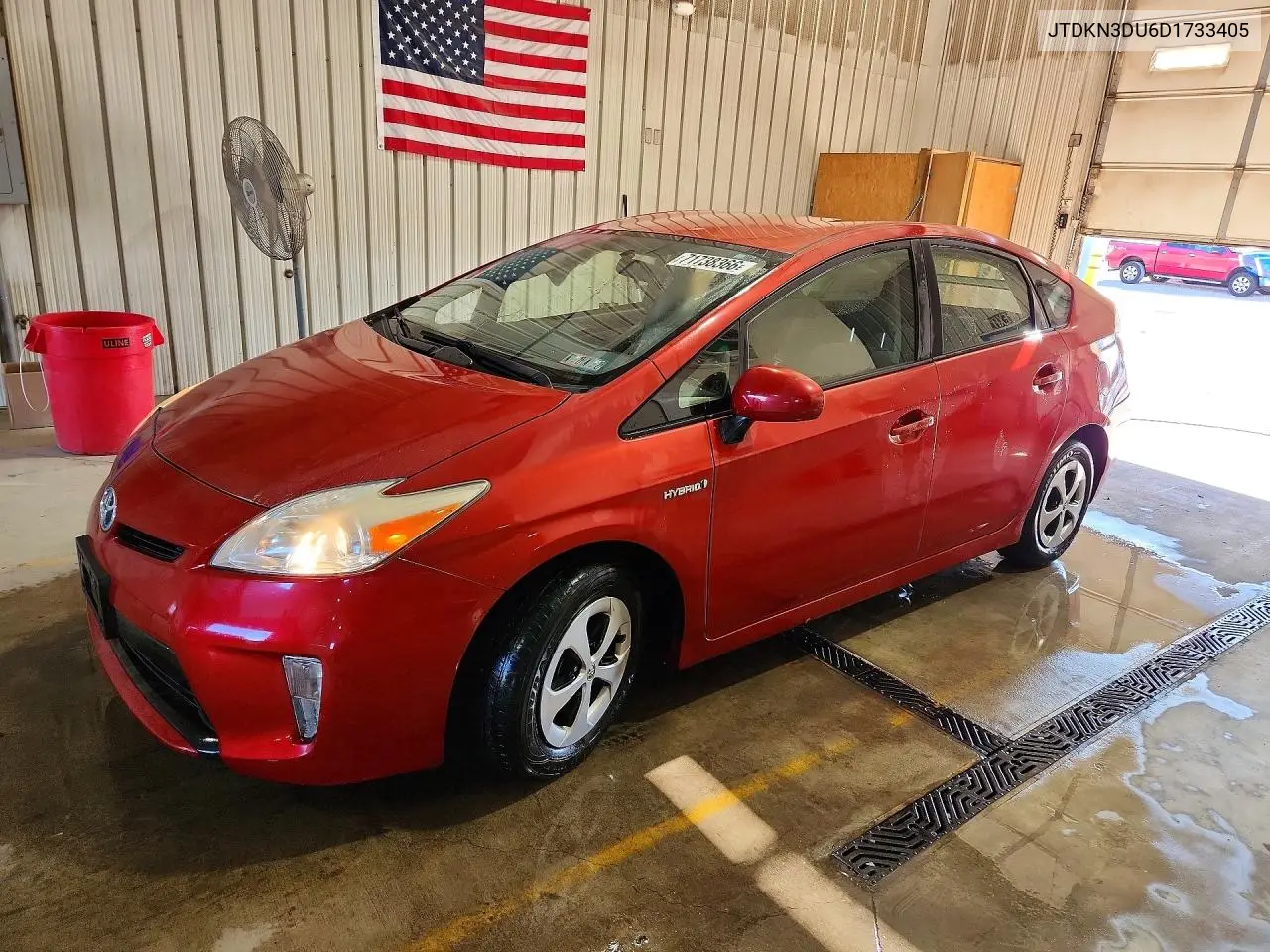TOYOTA PRIUS 2013, VIN JTDKN3DU6D1733405