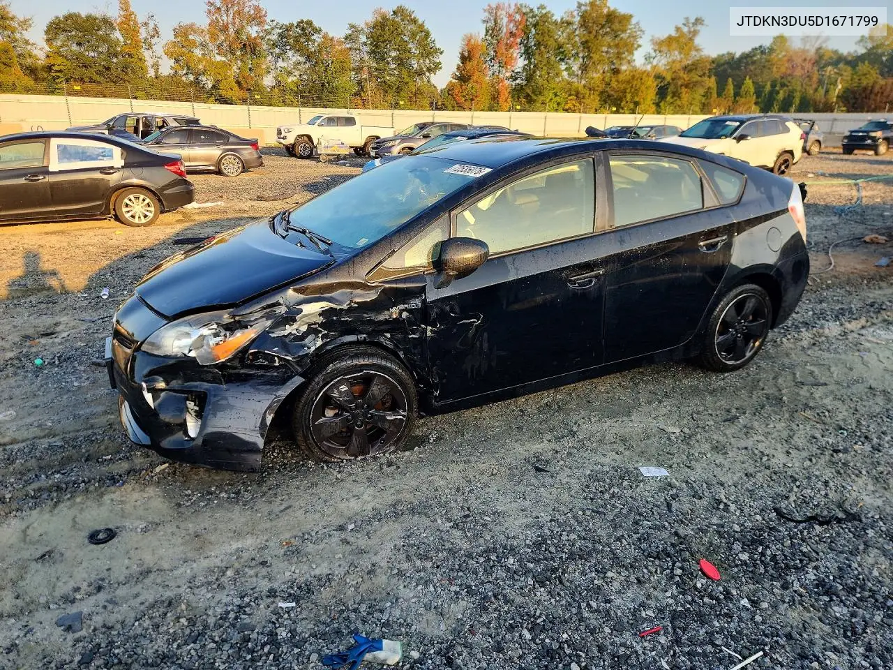 TOYOTA PRIUS 2013, VIN JTDKN3DU5D1671799