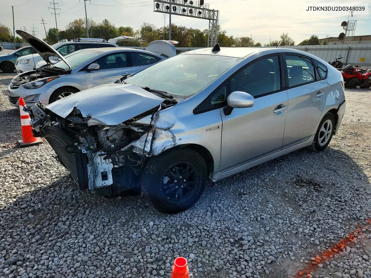 TOYOTA PRIUS 2013, VIN JTDKN3DU2D0348039