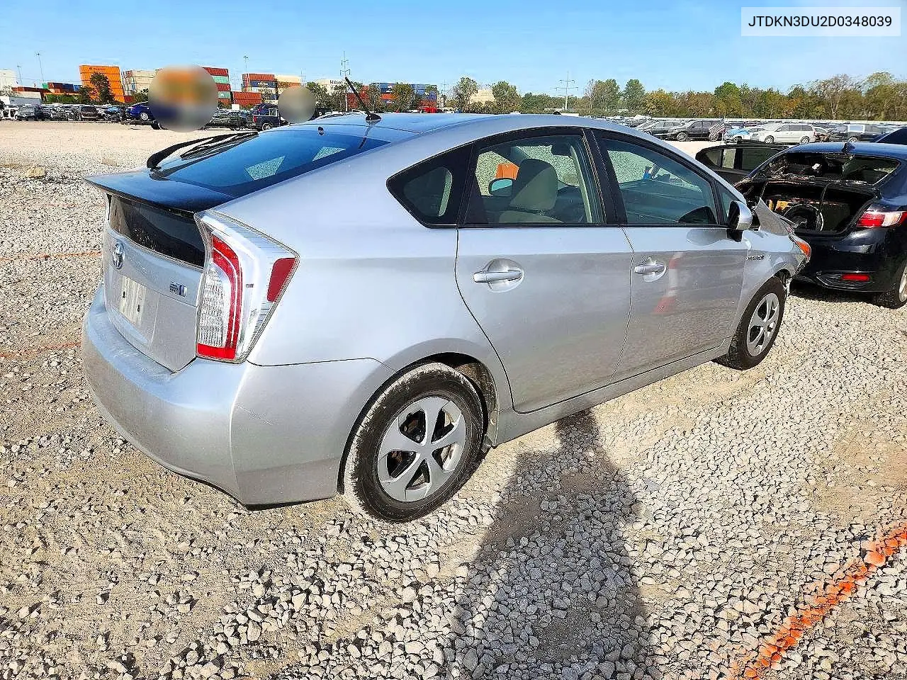2013 TOYOTA PRIUS VIN JTDKN3DU2D0348039 — фото 3
