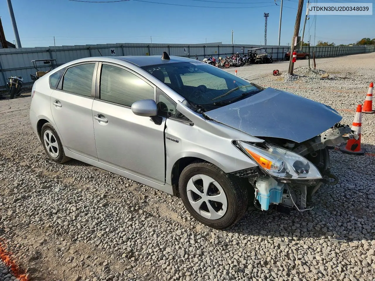 2013 TOYOTA PRIUS VIN JTDKN3DU2D0348039 — фото 4