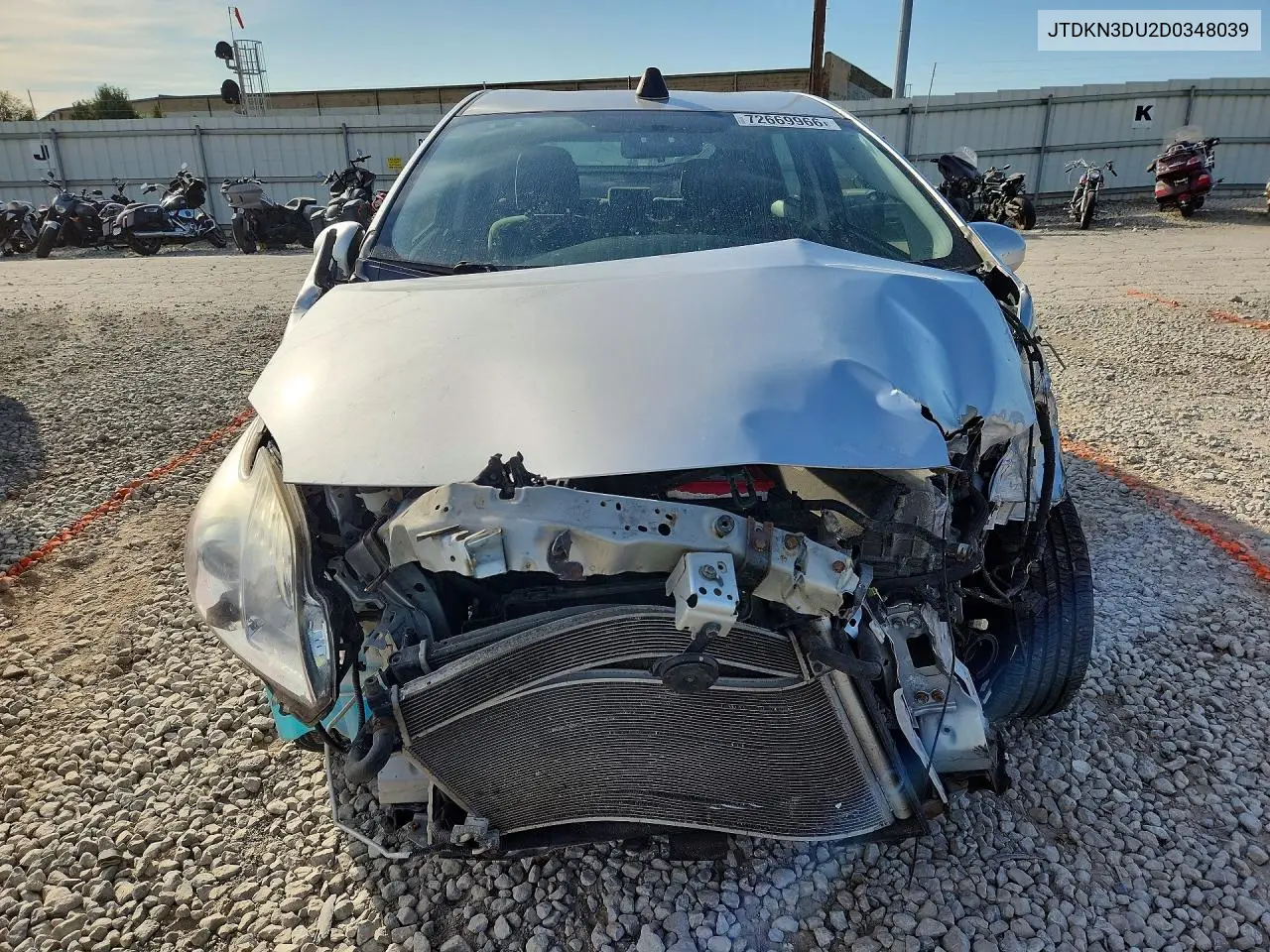 2013 TOYOTA PRIUS VIN JTDKN3DU2D0348039 — фото 5