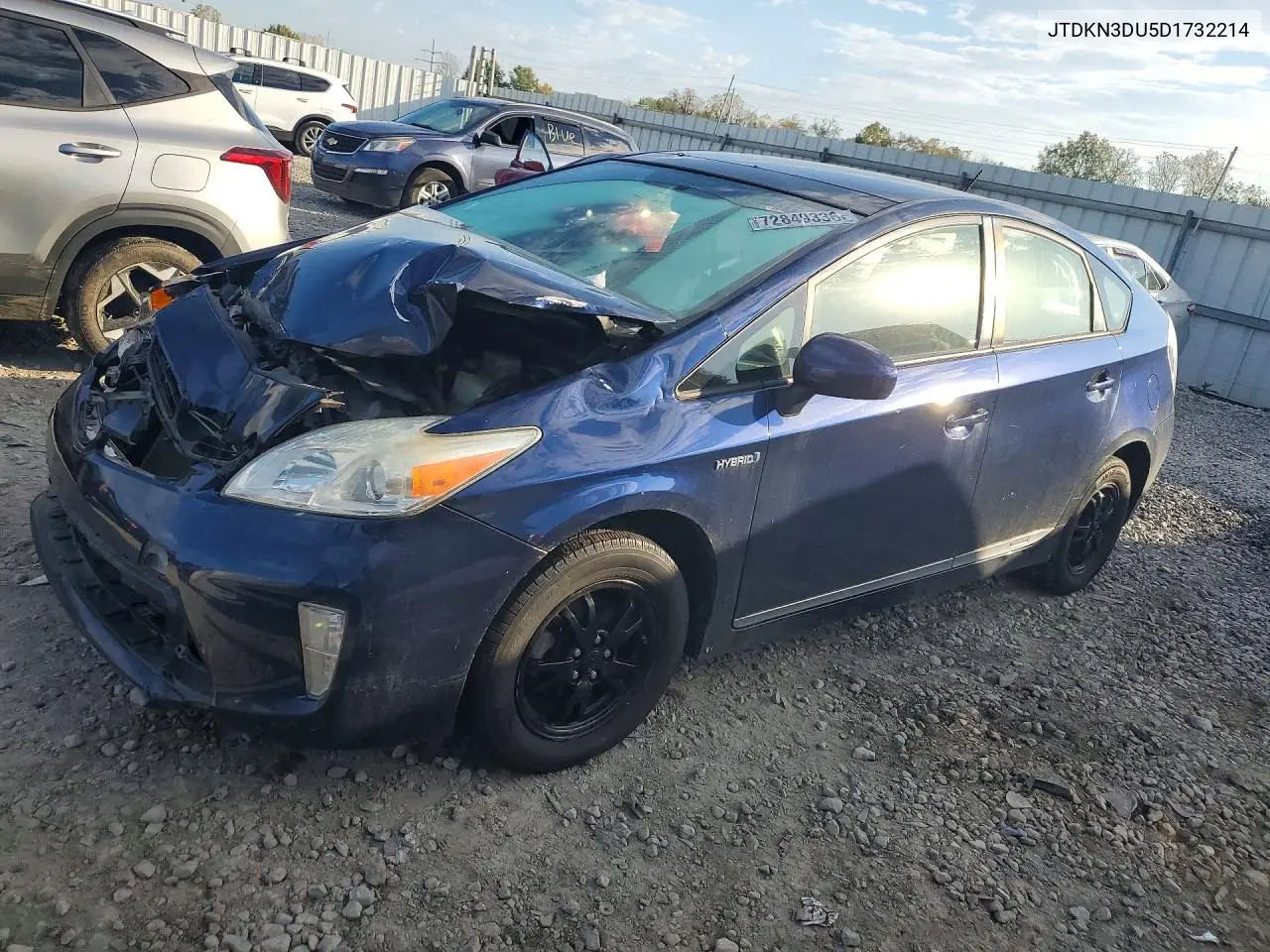 TOYOTA PRIUS 2013, VIN JTDKN3DU5D1732214