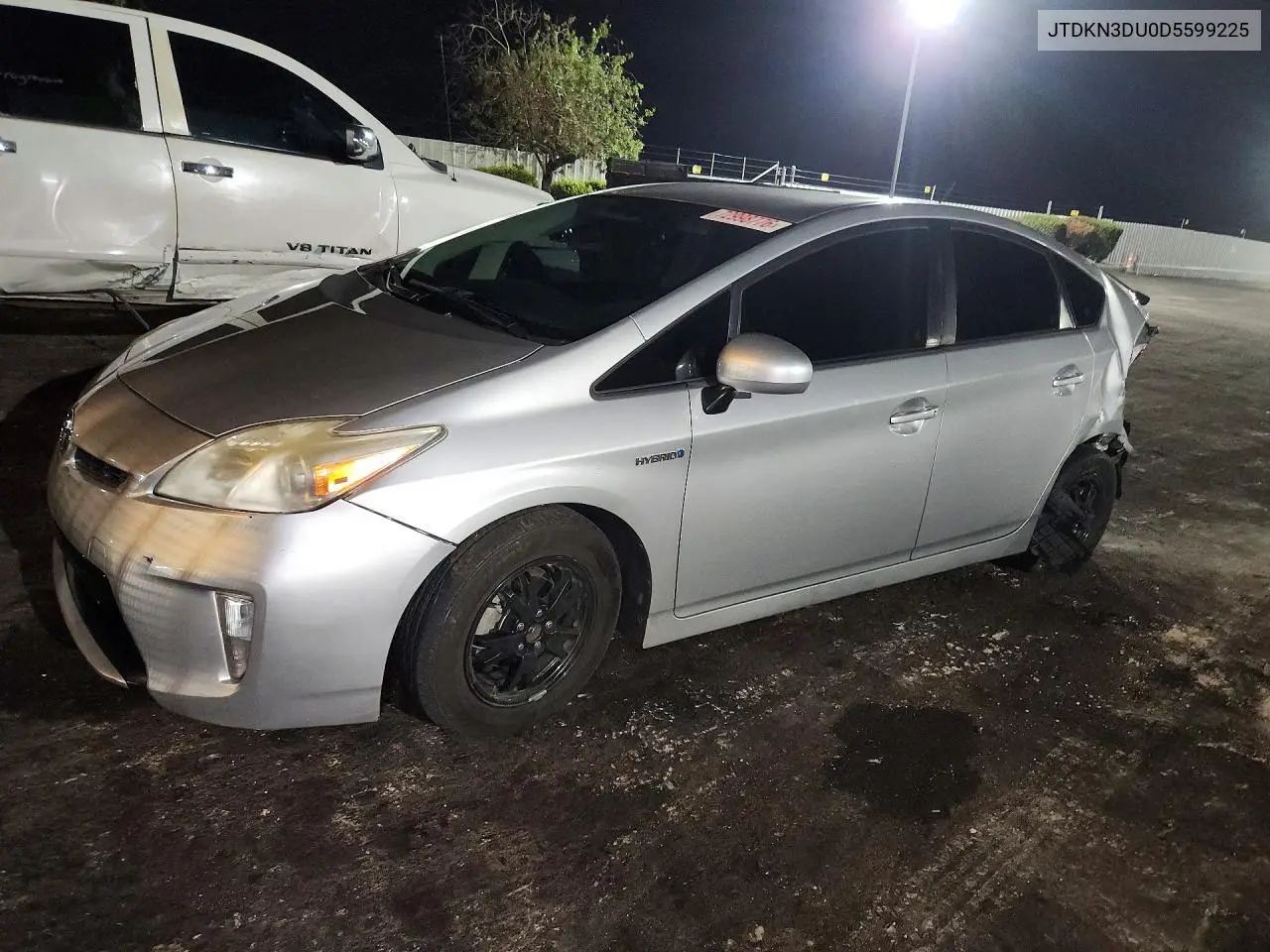 TOYOTA PRIUS 2013, VIN JTDKN3DU0D5599225