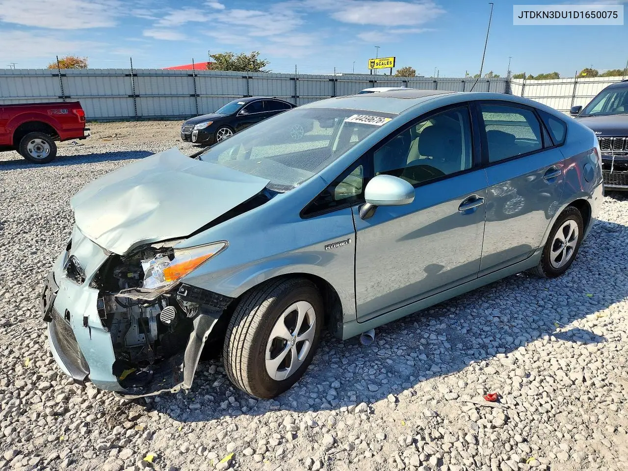 TOYOTA PRIUS 2013, VIN JTDKN3DU1D1650075