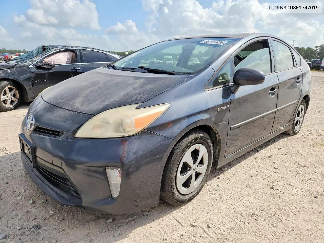 TOYOTA PRIUS 2014, VIN JTDKN3DU3E1747019