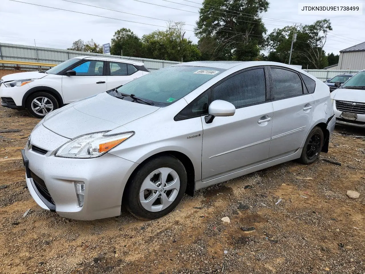 TOYOTA PRIUS 2014, VIN JTDKN3DU9E1738499