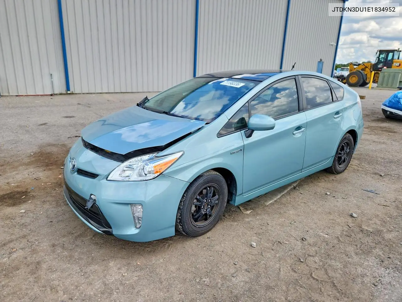 TOYOTA PRIUS 2014, VIN JTDKN3DU1E1834952