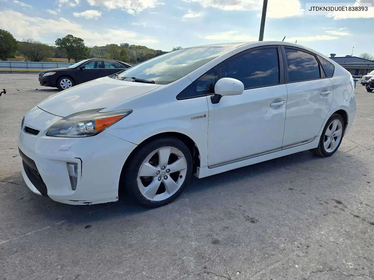 TOYOTA PRIUS 2014, VIN JTDKN3DU0E1838393