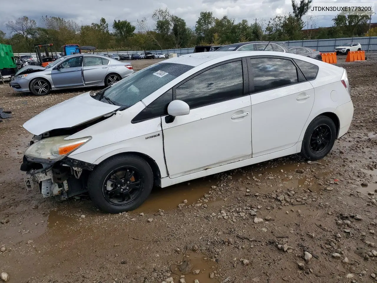 TOYOTA PRIUS 2014, VIN JTDKN3DUXE1773200
