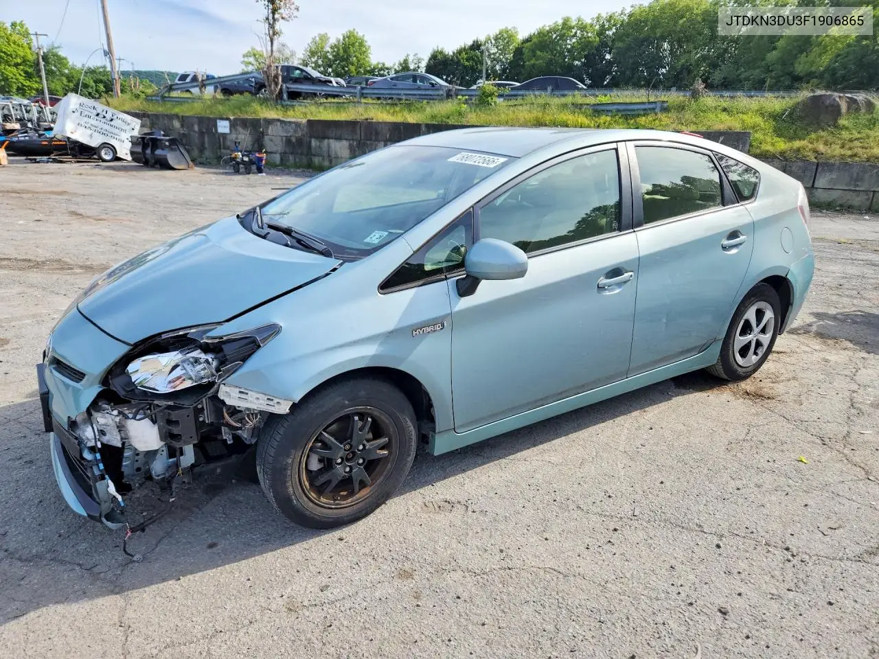 TOYOTA PRIUS 2015, VIN JTDKN3DU3F1906865