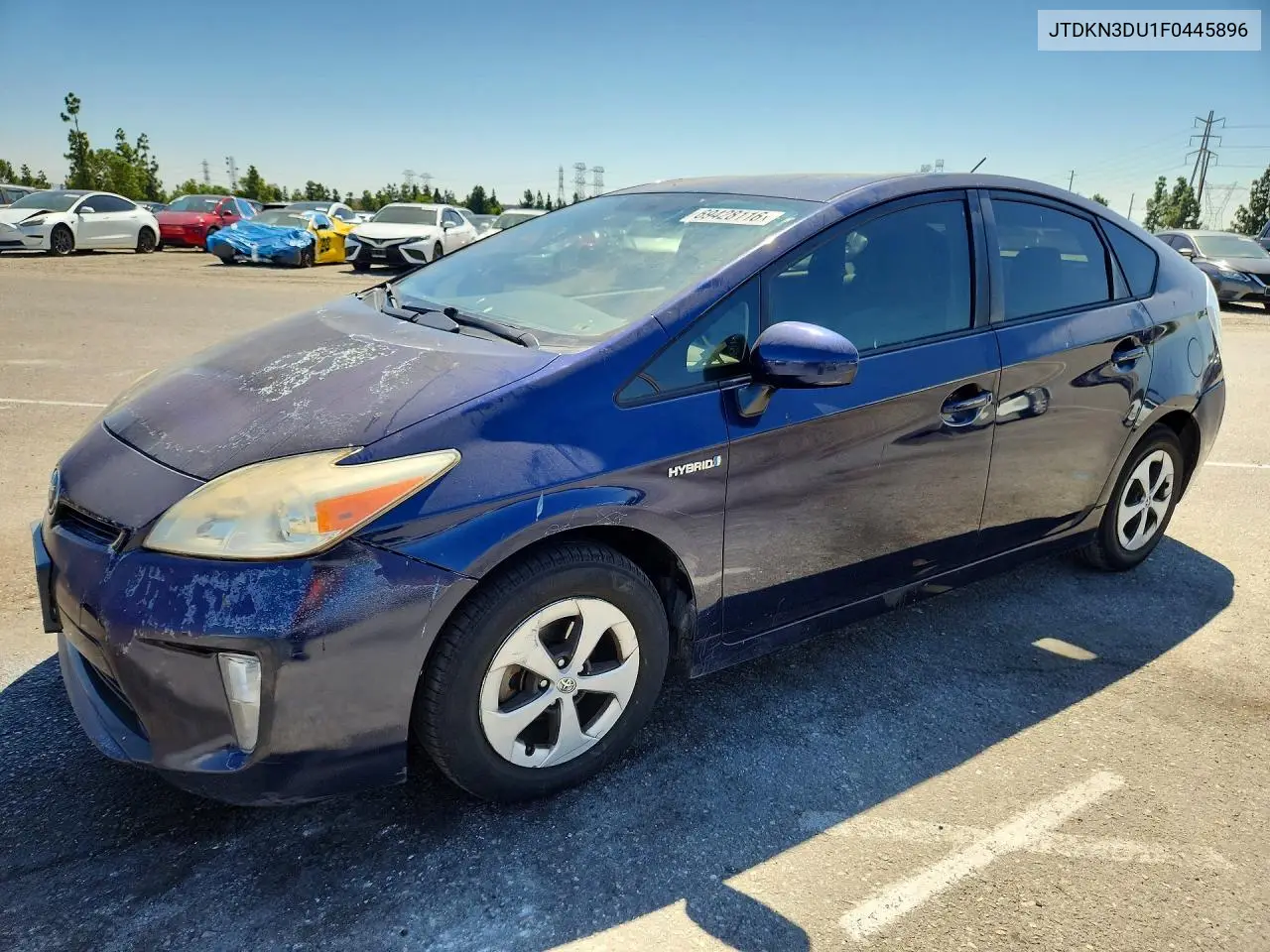 TOYOTA PRIUS 2015, VIN JTDKN3DU1F0445896