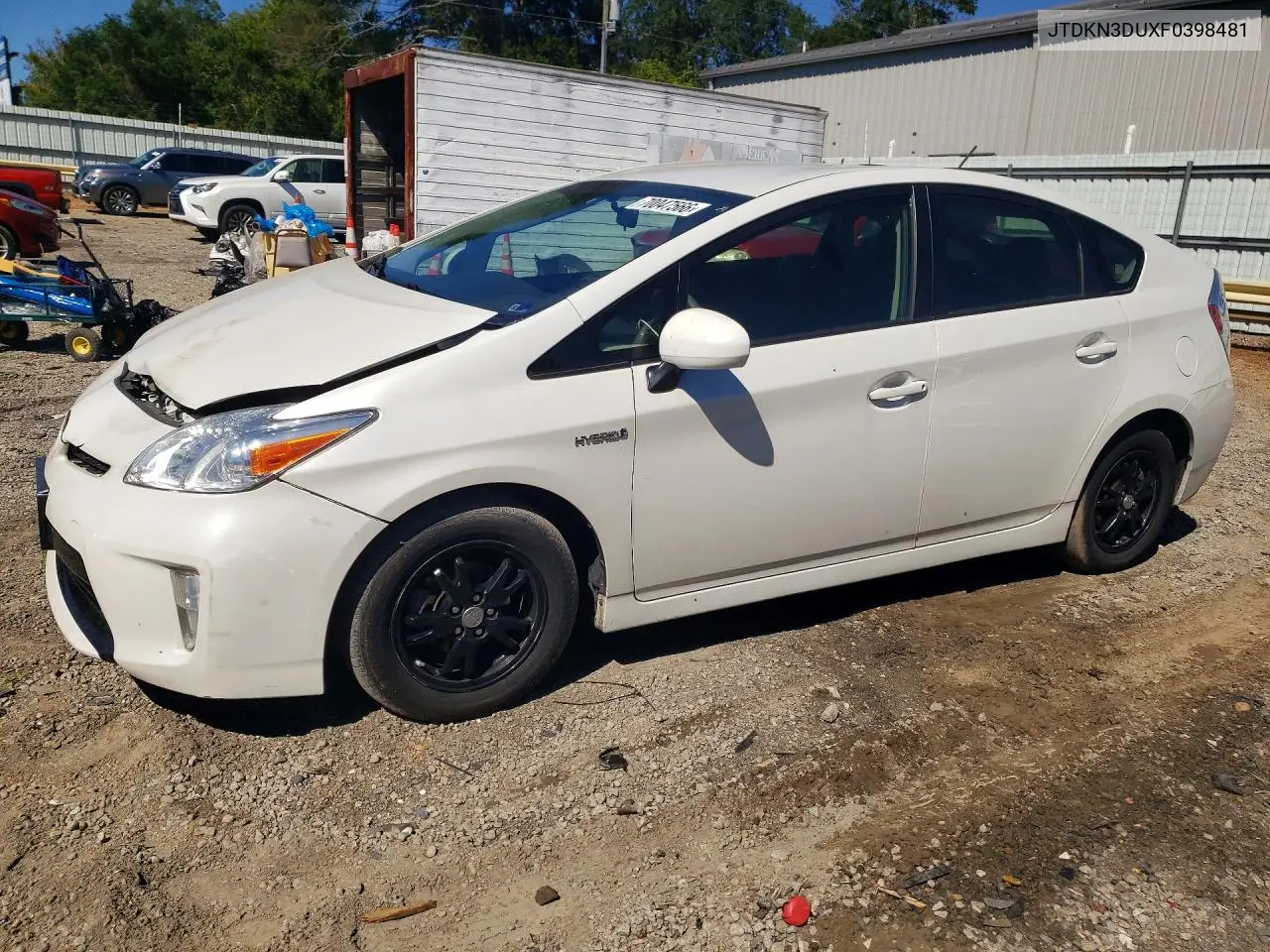 TOYOTA PRIUS 2015, VIN JTDKN3DUXF0398481