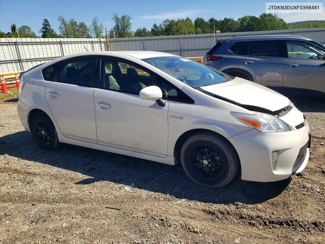 2015 TOYOTA PRIUS VIN JTDKN3DUXF0398481 — фото 4