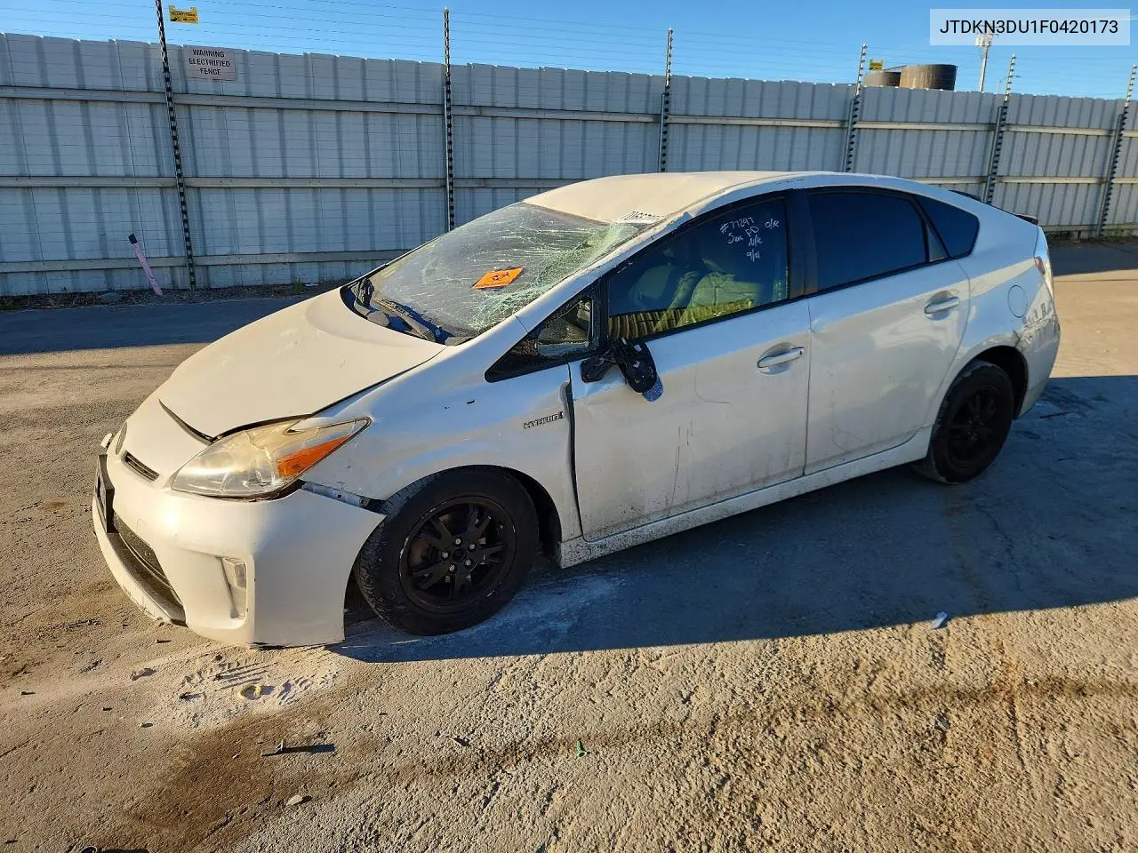 TOYOTA PRIUS 2015, VIN JTDKN3DU1F0420173