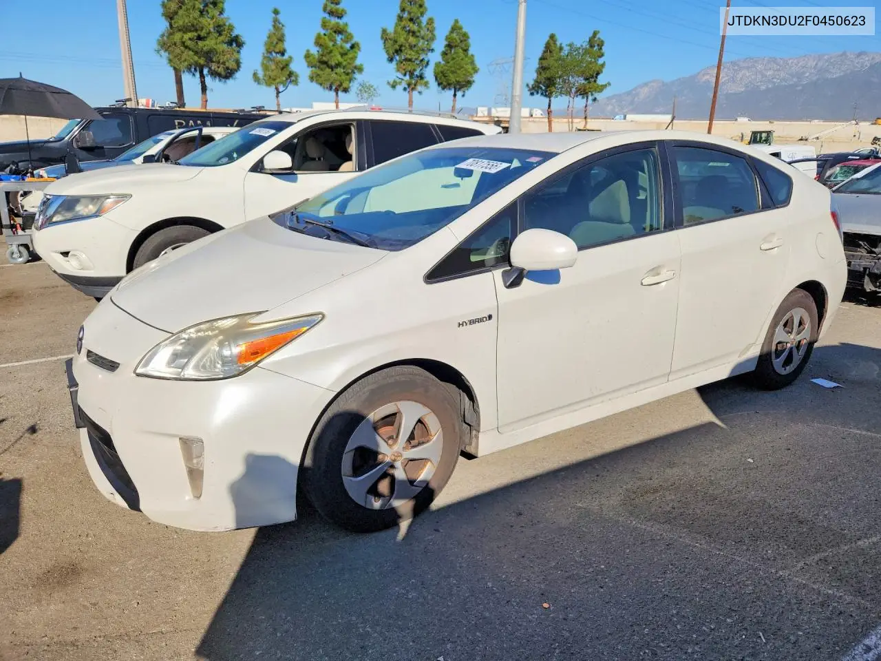 TOYOTA PRIUS 2015, VIN JTDKN3DU2F0450623