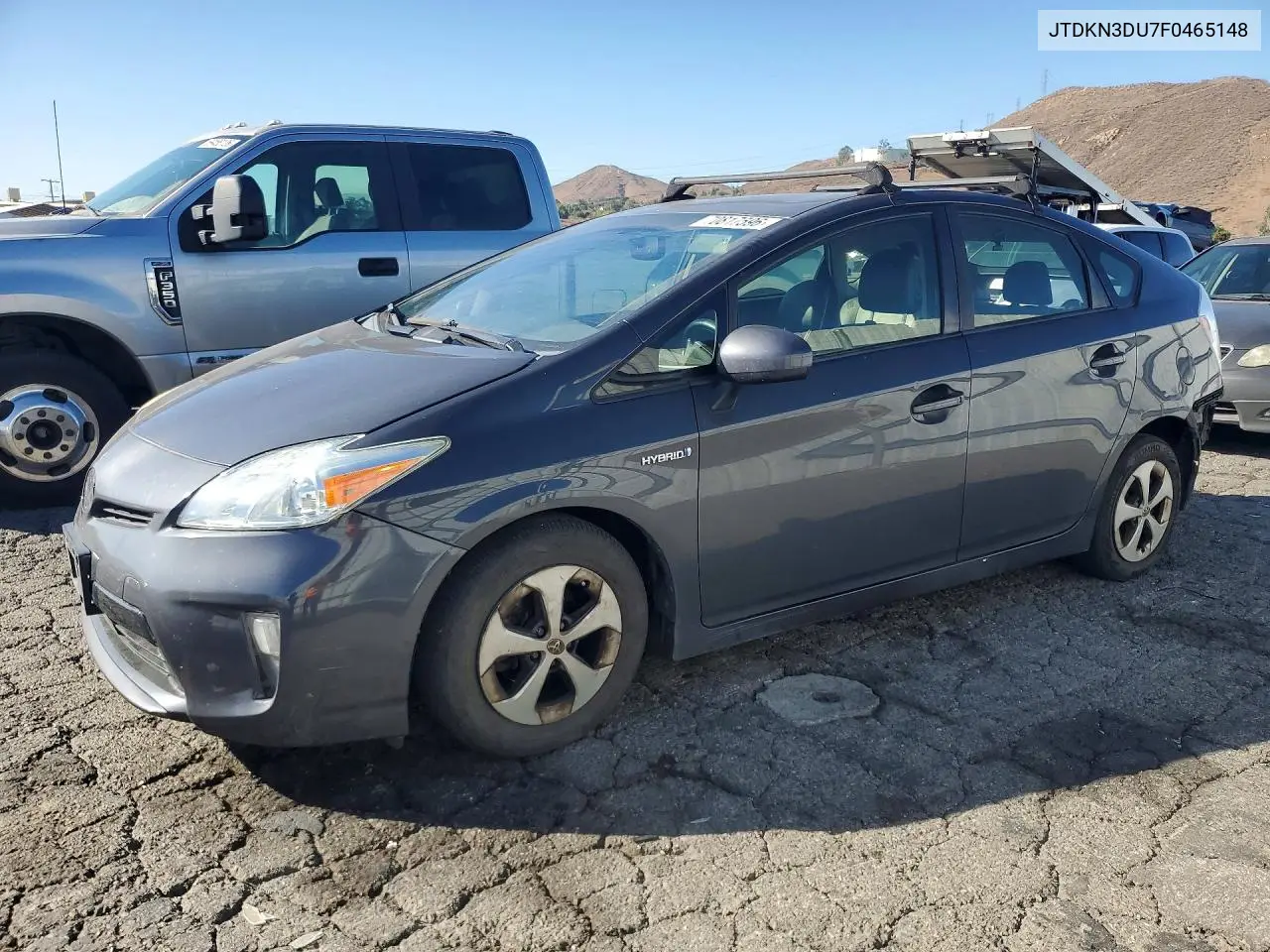 TOYOTA PRIUS 2015, VIN JTDKN3DU7F0465148