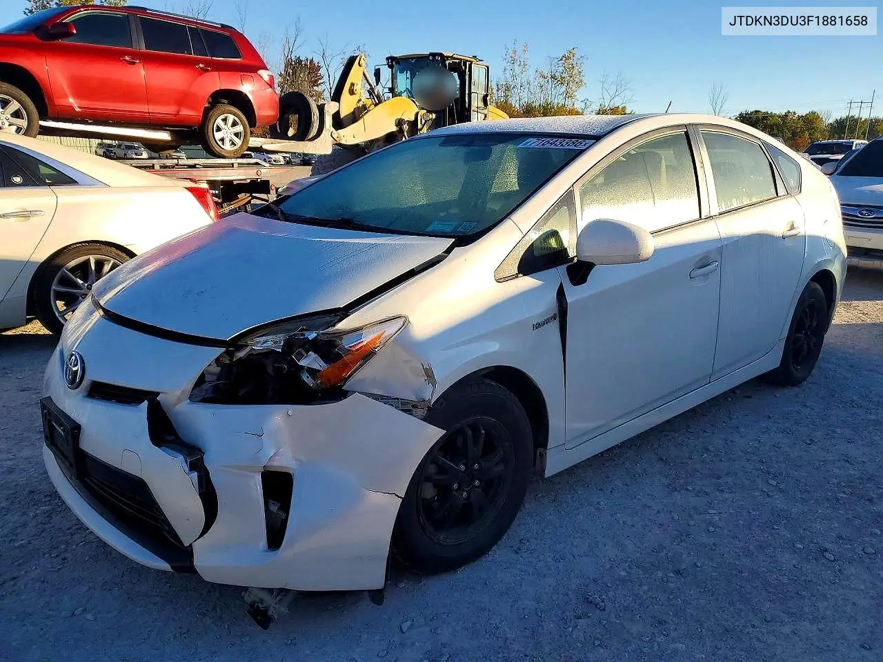 TOYOTA PRIUS 2015, VIN JTDKN3DU3F1881658
