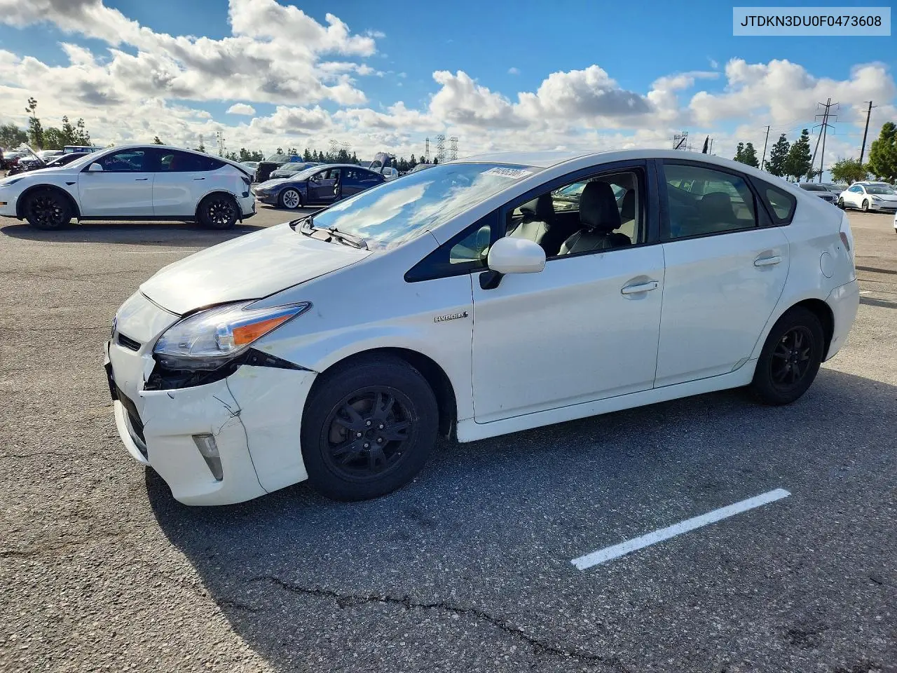 TOYOTA PRIUS 2015, VIN JTDKN3DU0F0473608