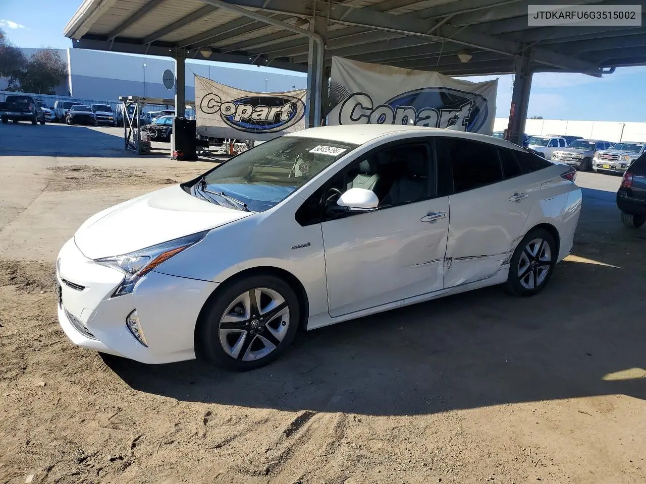 TOYOTA PRIUS 2016, VIN JTDKARFU6G3515002