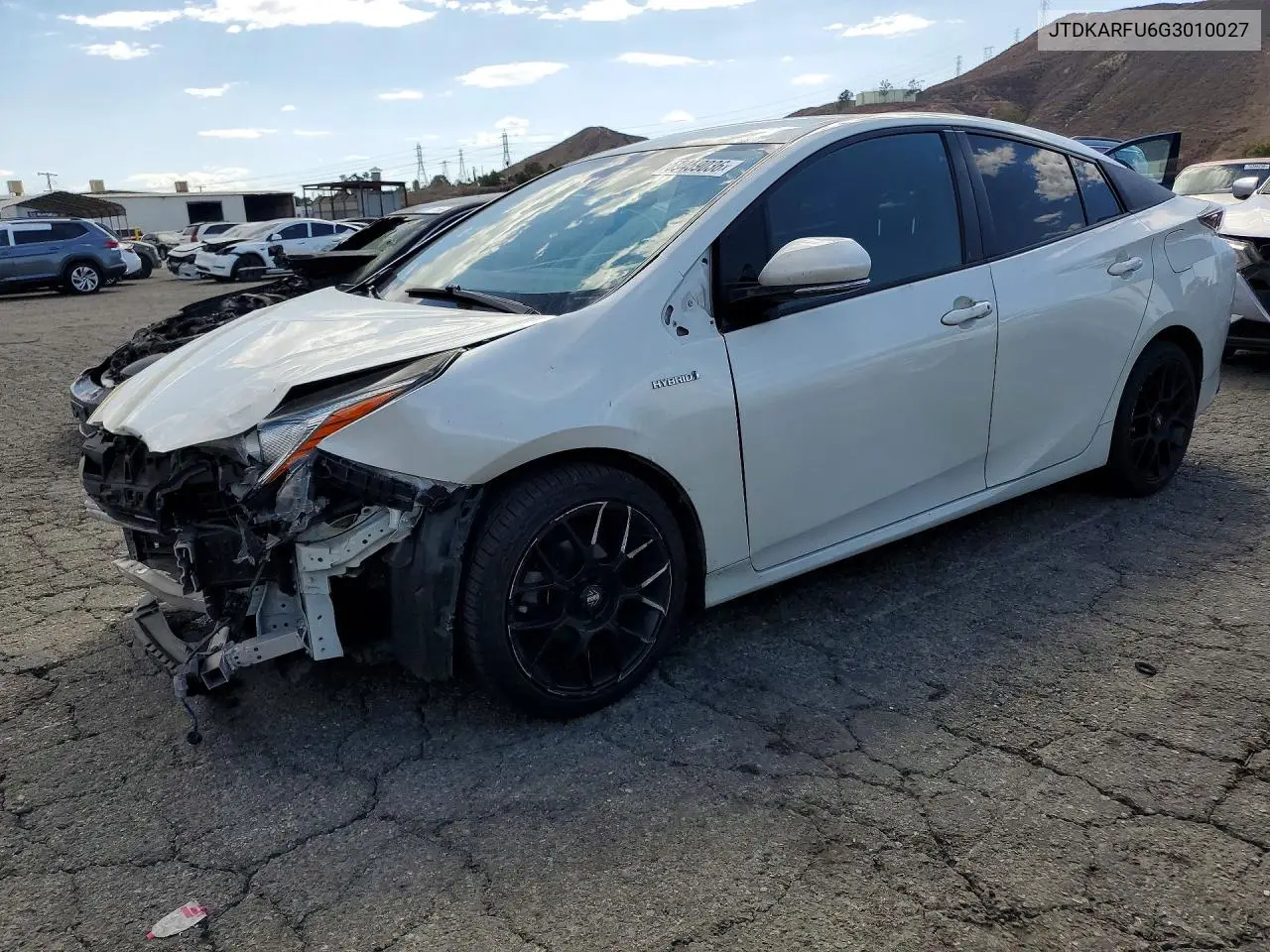 TOYOTA PRIUS 2016, VIN JTDKARFU6G3010027