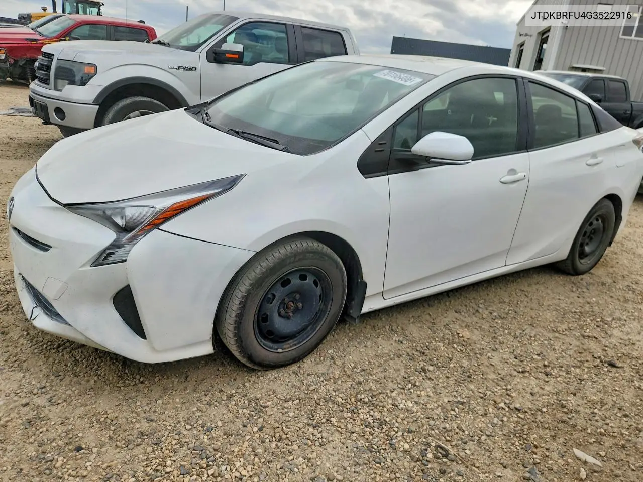 TOYOTA PRIUS 2016, VIN JTDKBRFU4G3522916