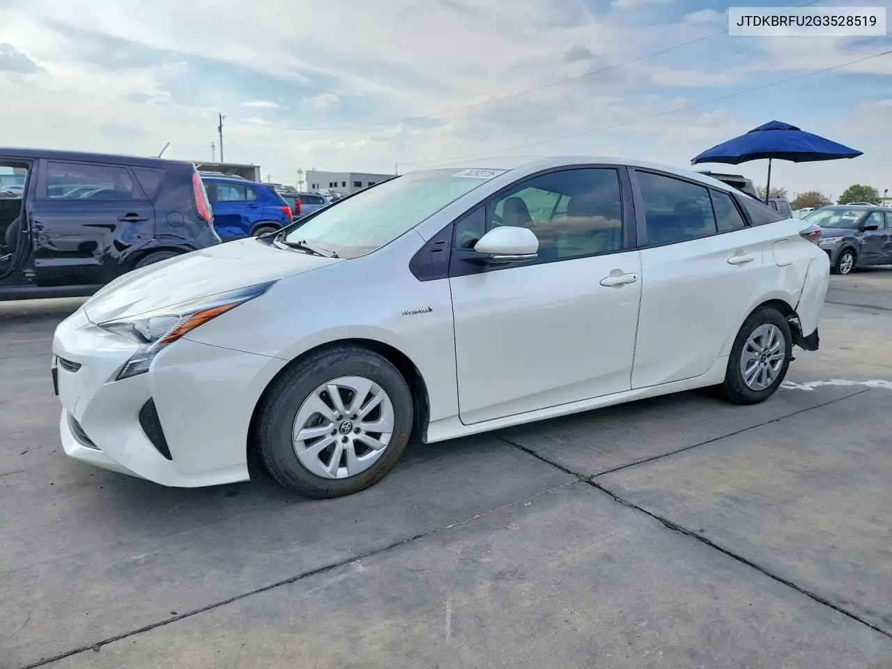 TOYOTA PRIUS 2016, VIN JTDKBRFU2G3528519