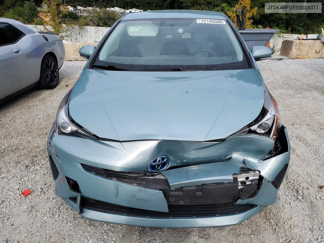 2016 TOYOTA PRIUS VIN JTDKARFUXG3029311 — фото 5