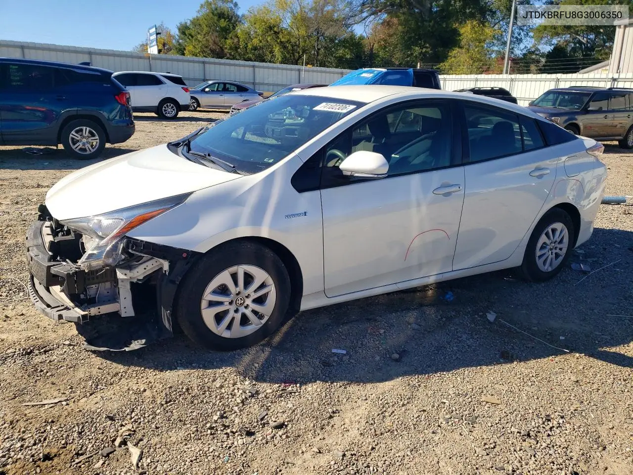 TOYOTA PRIUS 2016, VIN JTDKBRFU8G3006350