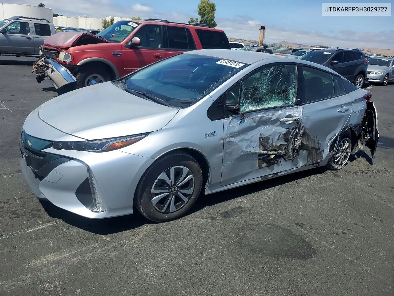 TOYOTA PRIUS 2017, VIN JTDKARFP3H3029727