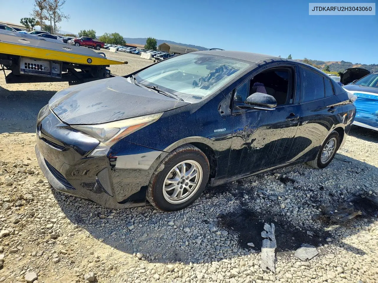 TOYOTA PRIUS 2017, VIN JTDKARFU2H3043060