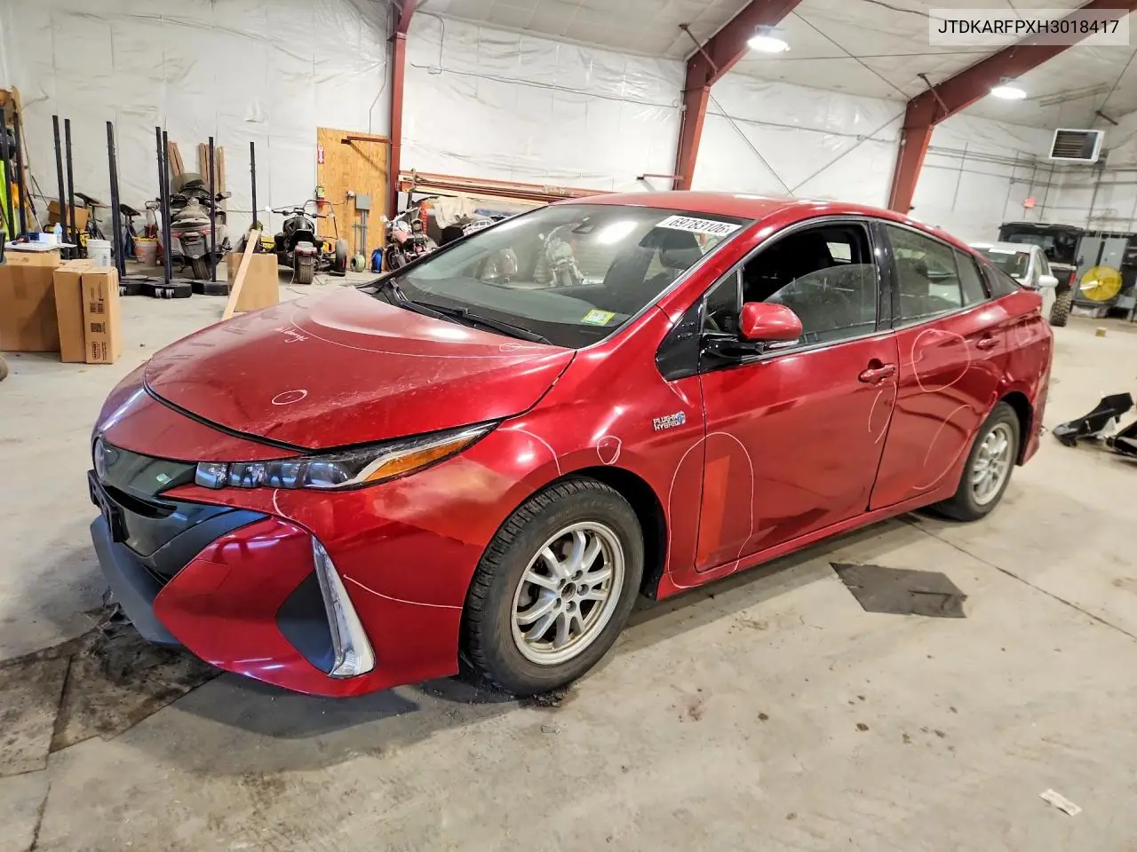 TOYOTA PRIUS 2017, VIN JTDKARFPXH3018417
