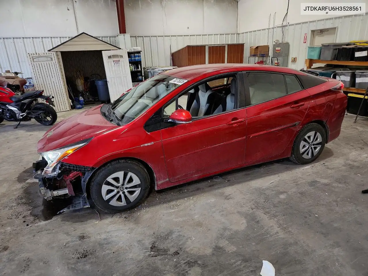 TOYOTA PRIUS 2017, VIN JTDKARFU6H3528561
