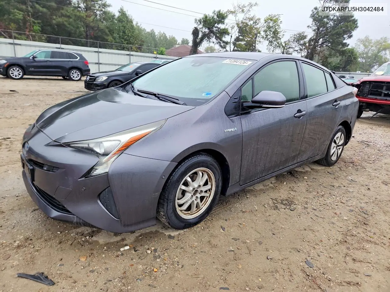 TOYOTA PRIUS 2017, VIN JTDKARFU5H3042484