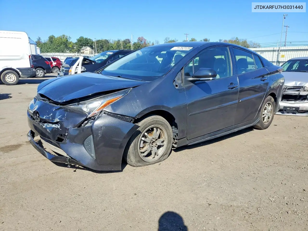 TOYOTA PRIUS 2017, VIN JTDKARFU7H3031440