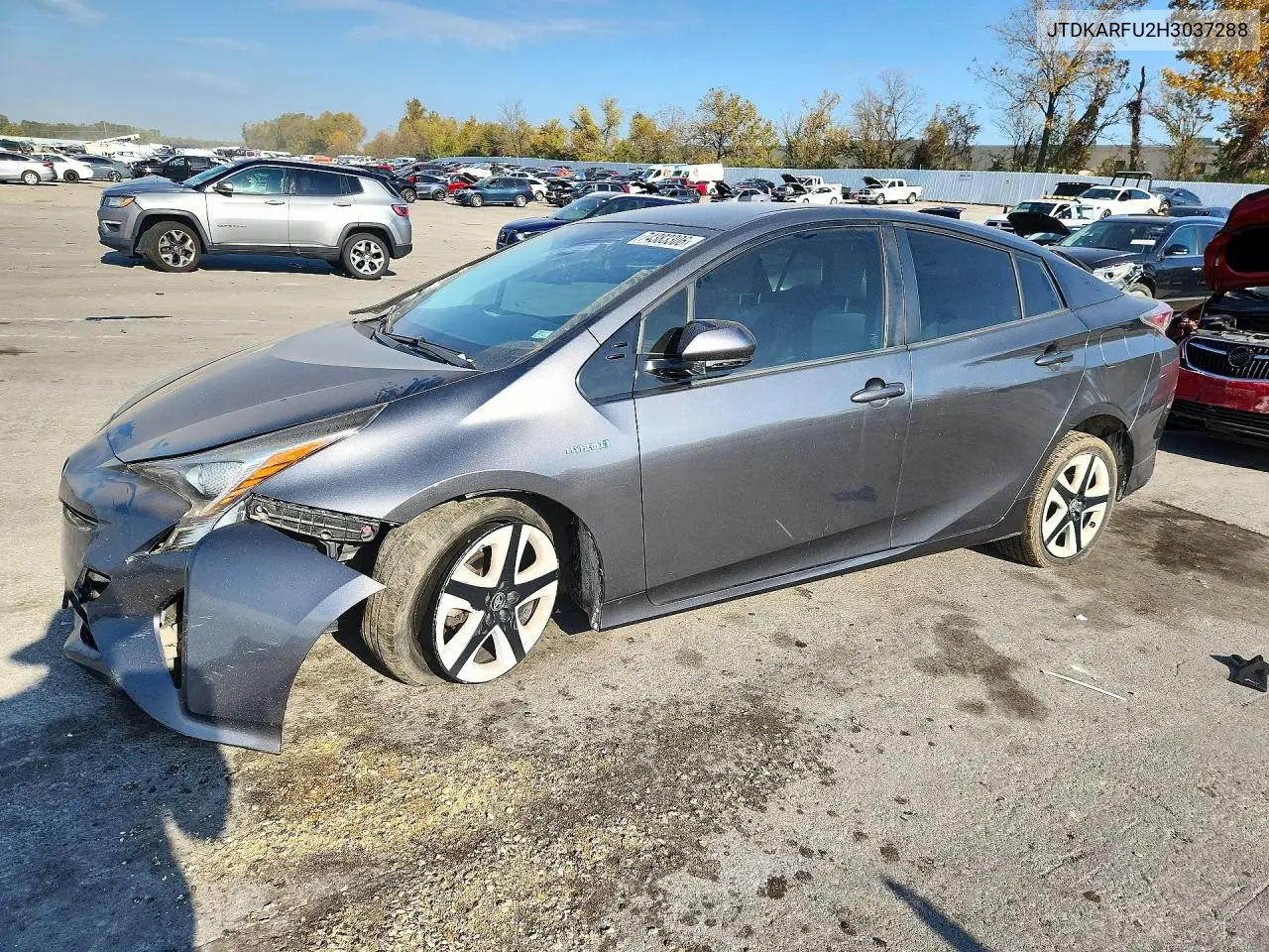 TOYOTA PRIUS 2017, VIN JTDKARFU2H3037288