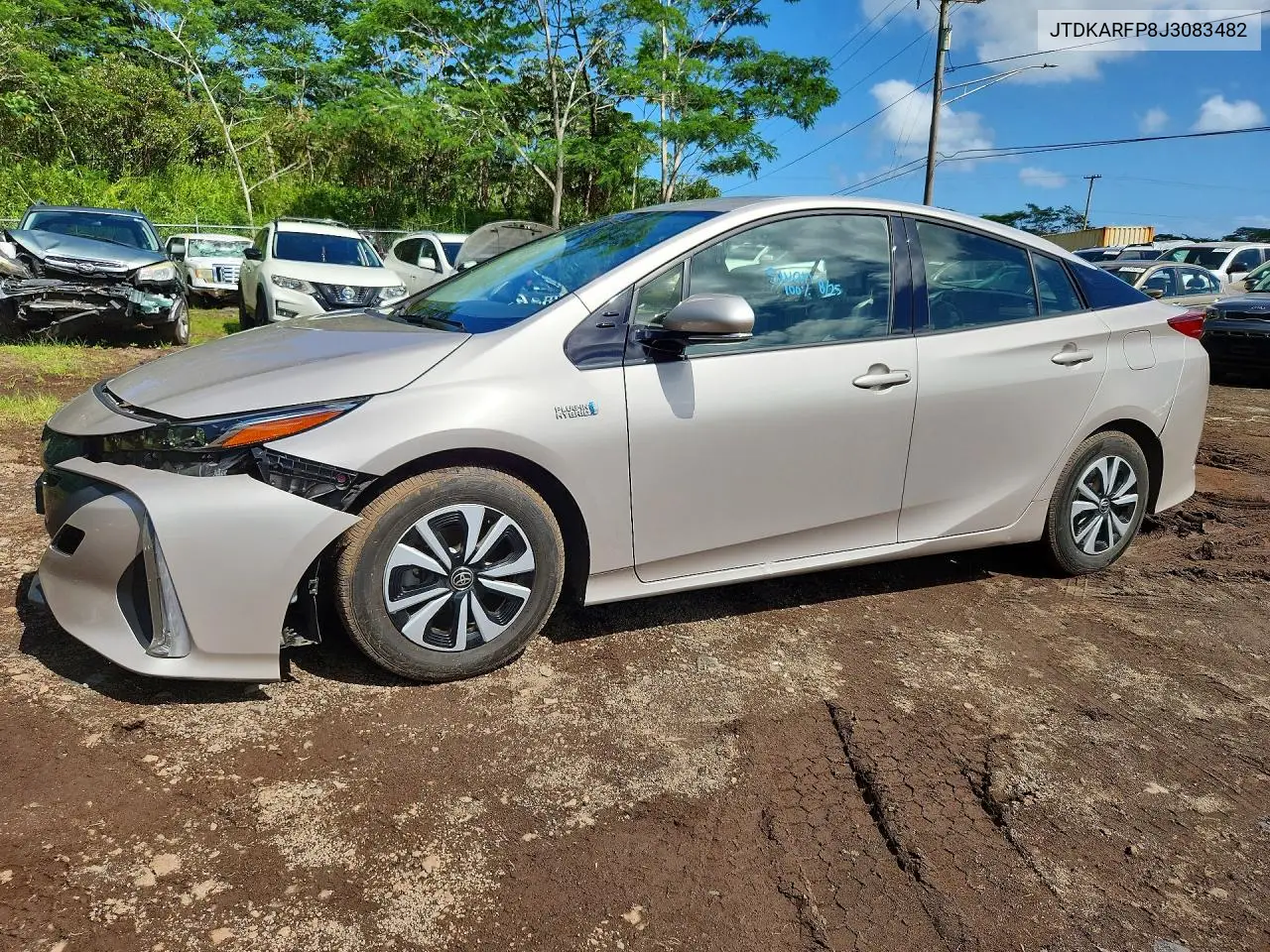 TOYOTA PRIUS 2018, VIN JTDKARFP8J3083482