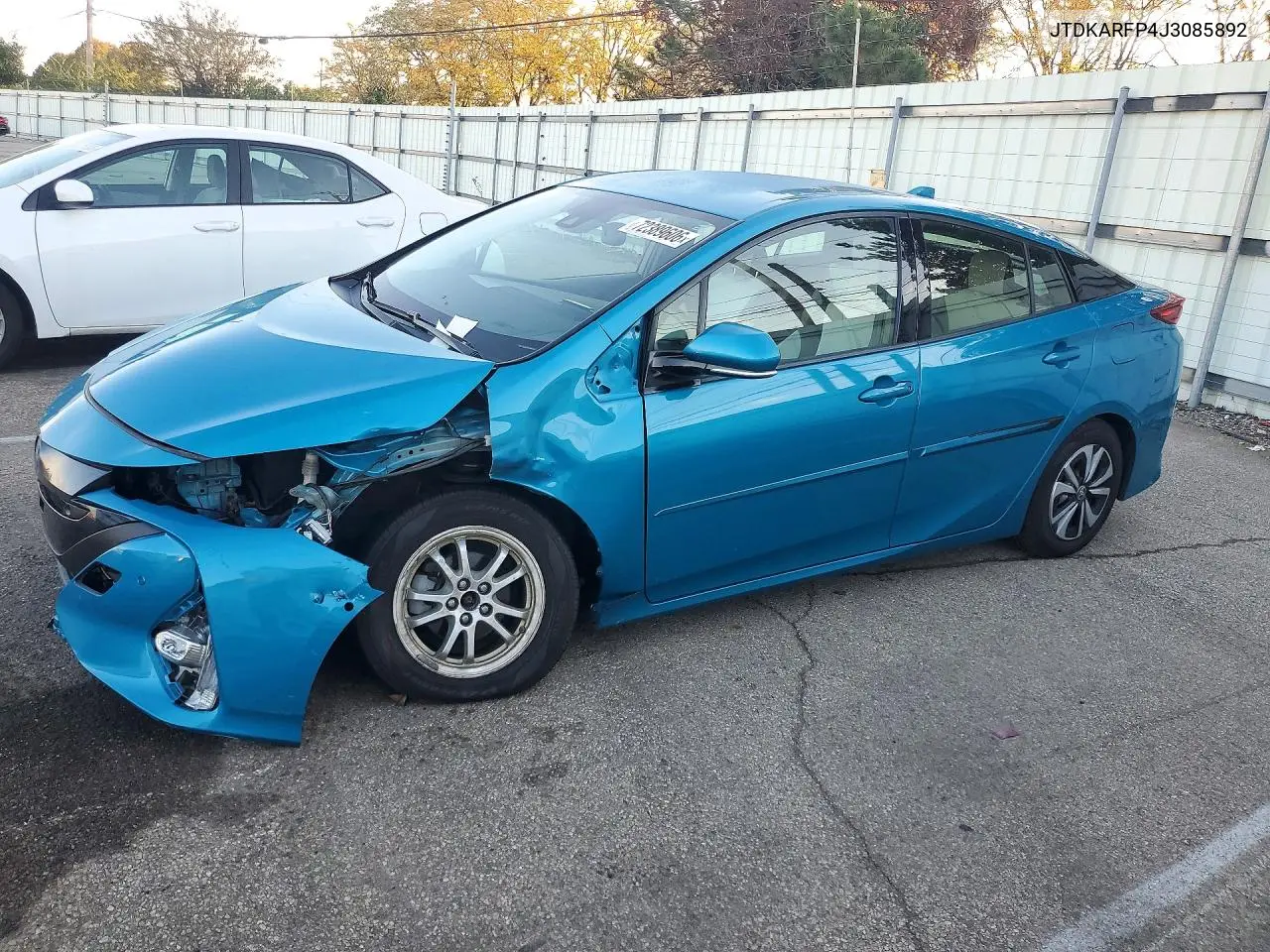 TOYOTA PRIUS 2018, VIN JTDKARFP4J3085892