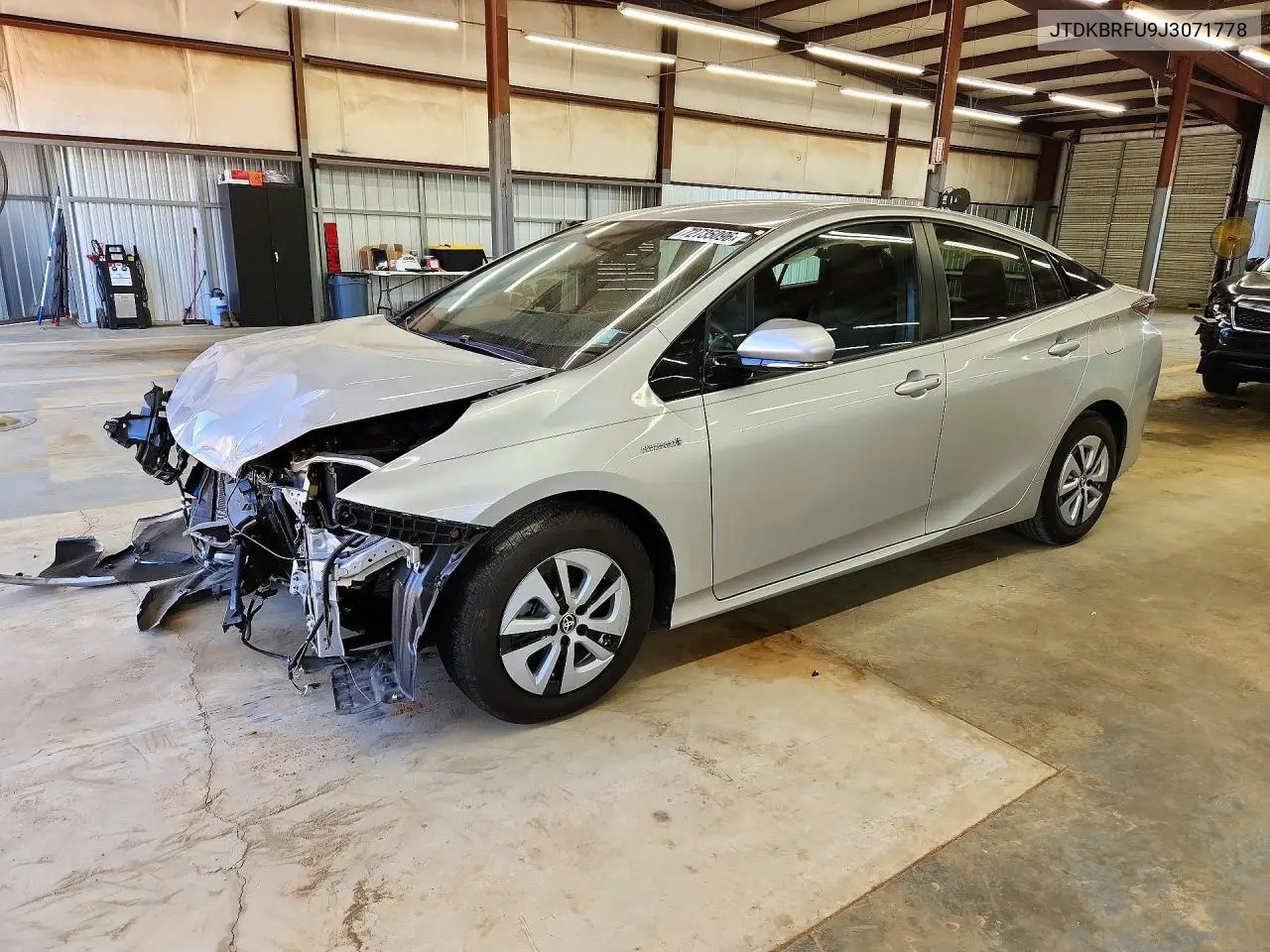 TOYOTA PRIUS 2018, VIN JTDKBRFU9J3071778